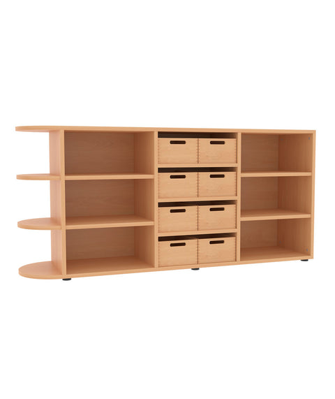 Raumteilerschrank mit Stellfüßen 5 - Höhe 80cm