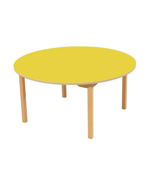 Rundtisch mit farbiger Tischplatte - ⌀120 cm