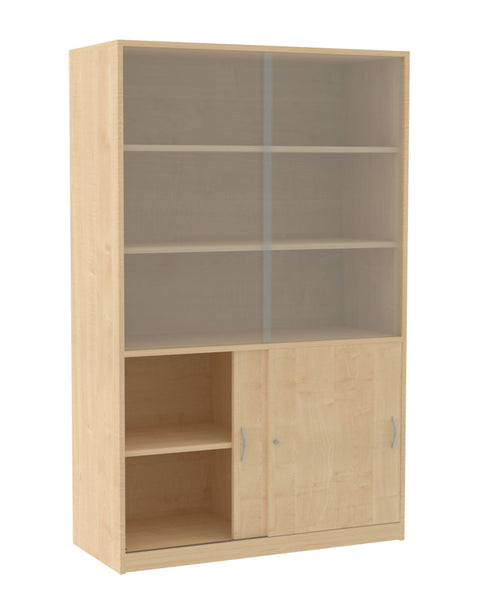 Schrank mit Glasschiebetüren - Höhe 190cm