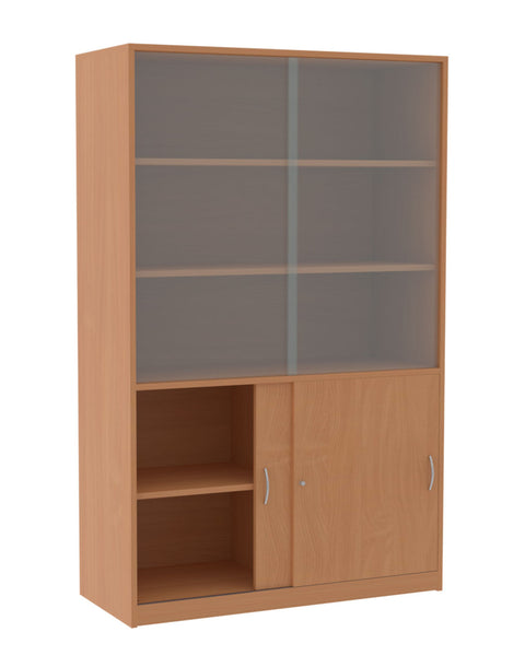 Schrank mit Glasschiebetüren - Höhe 190cm