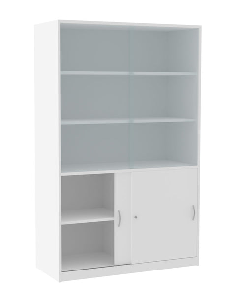 Schrank mit Glasschiebetüren - Höhe 190cm