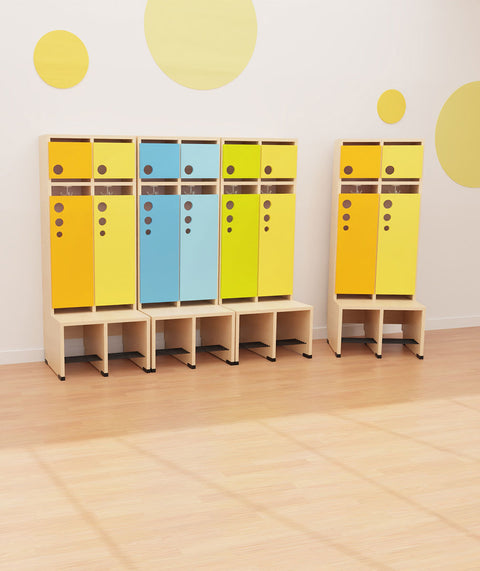 2er Garderobe Seifenblase Express - Ahorn