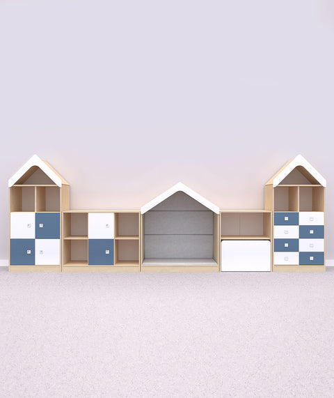Blox Möbelset 11 Blau