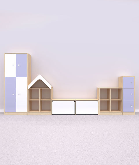 Blox Möbelset 14 Lila