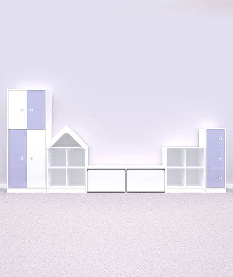 Blox Möbelset 14 Lila