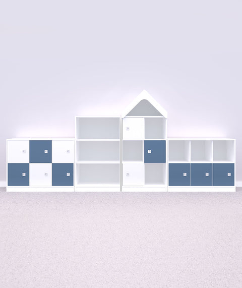 Blox Möbelset 15 Blau