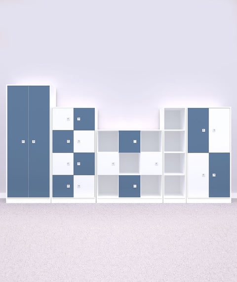 Blox Möbelset 9 Blau