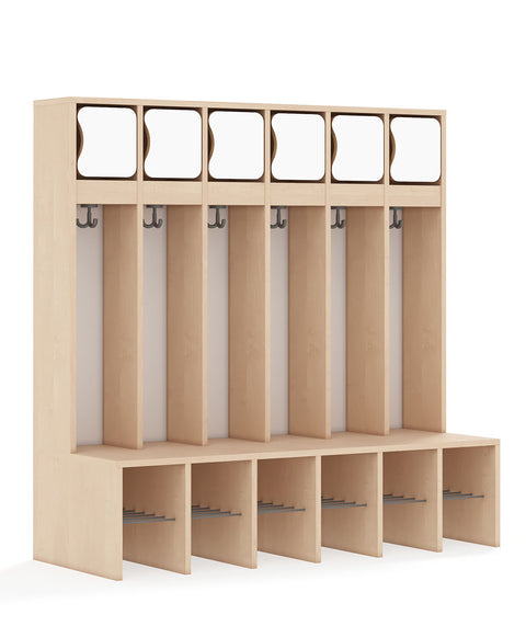 Standgarderobe Slim Line Base - Türen oben