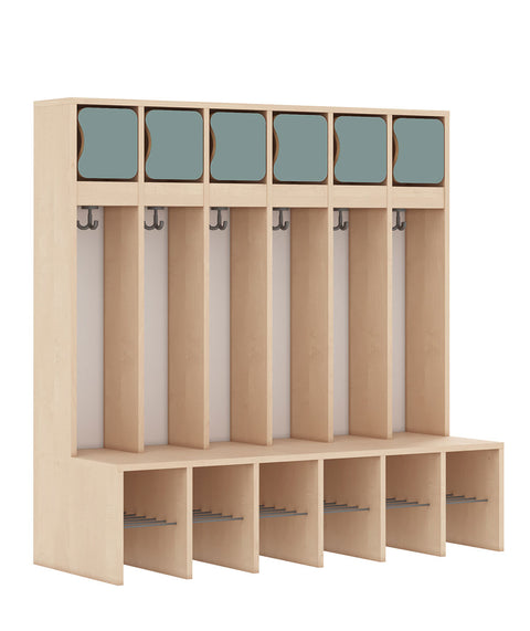 Standgarderobe Slim Line Base - Türen oben