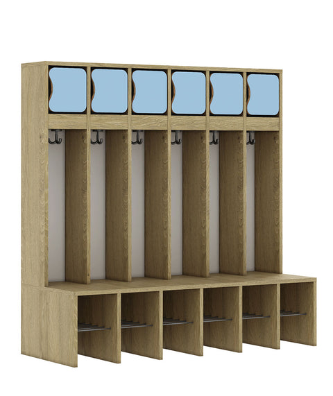 Standgarderobe Slim Line Base - Türen oben