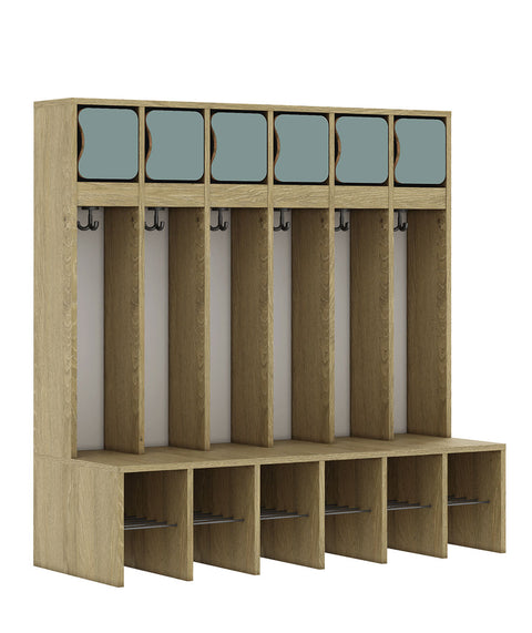 Standgarderobe Slim Line Base - Türen oben