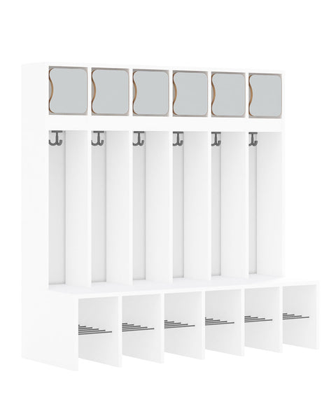Standgarderobe Slim Line Base - Türen oben