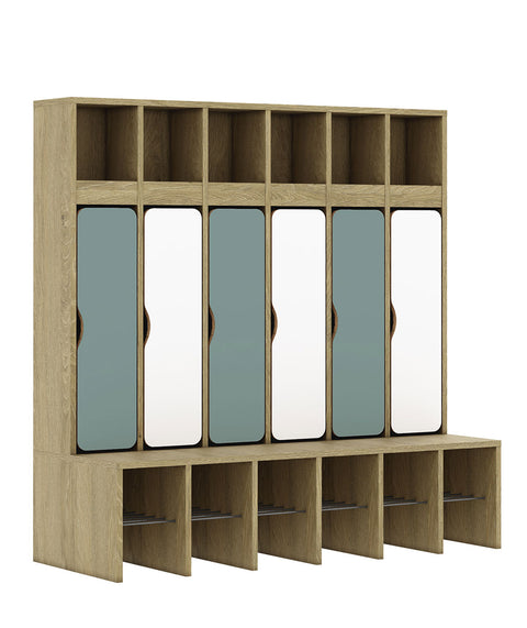Standgarderobe Slim Line Base - Türen unten