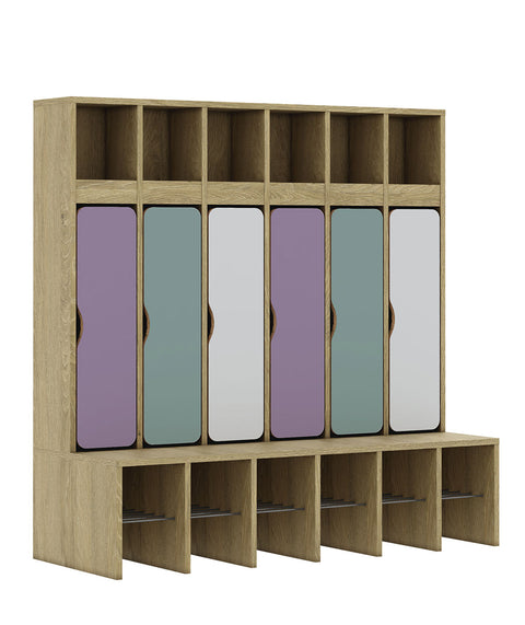 Standgarderobe Slim Line Base - Türen unten