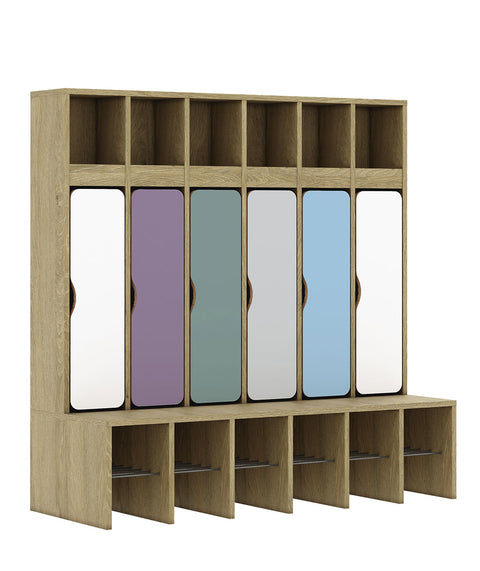 Standgarderobe Slim Line Base - Türen unten