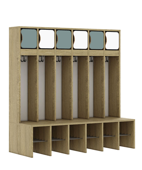 Standgarderobe Slim Line Base - Türen oben