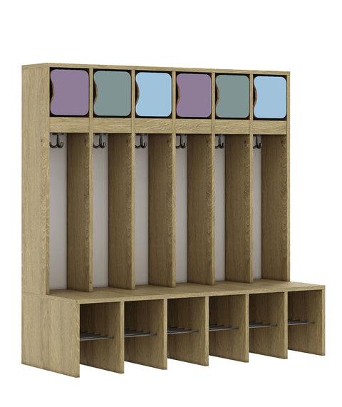 Standgarderobe Slim Line Base - Türen oben