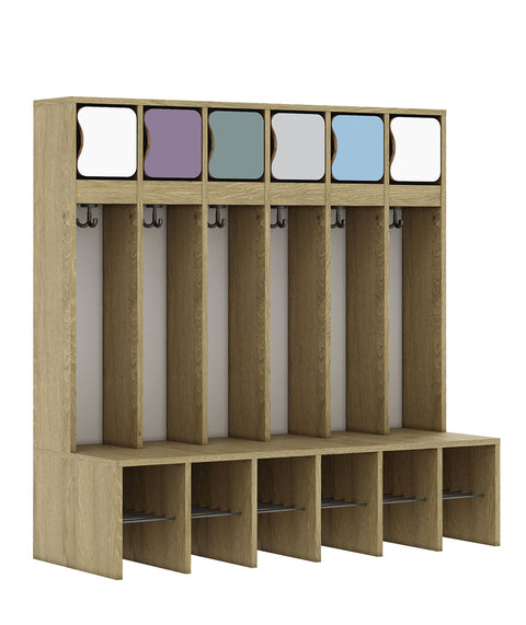 Standgarderobe Slim Line Base - Türen oben