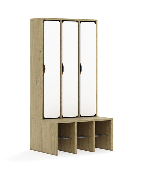 Standgarderobe Slim Line Base - durchgehende Türen