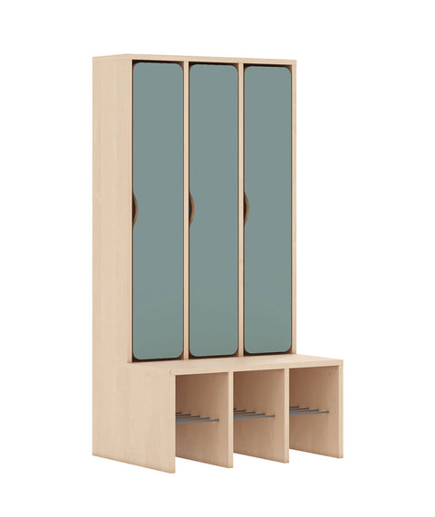 Standgarderobe Slim Line Base - durchgehende Türen