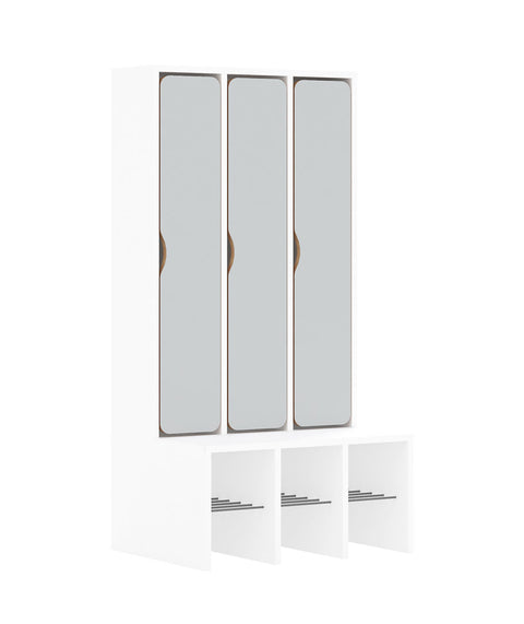 Standgarderobe Slim Line Base - durchgehende Türen