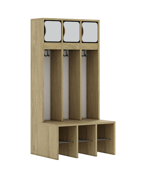 Standgarderobe Slim Line Base - Türen oben