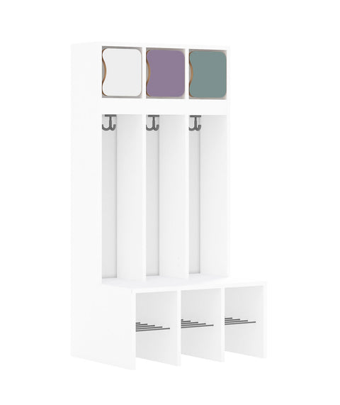 Standgarderobe Slim Line Base - Türen oben