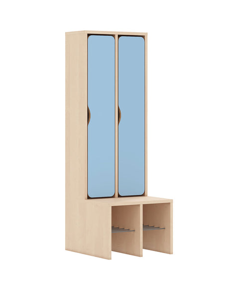 Standgarderobe Slim Line Base - durchgehende Türen