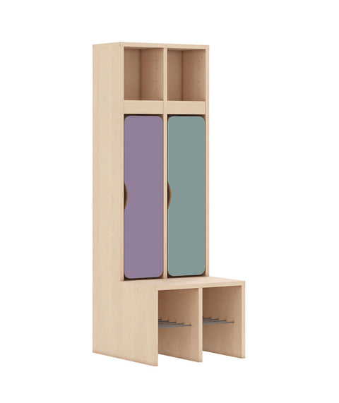 Standgarderobe Slim Line Base - Türen unten