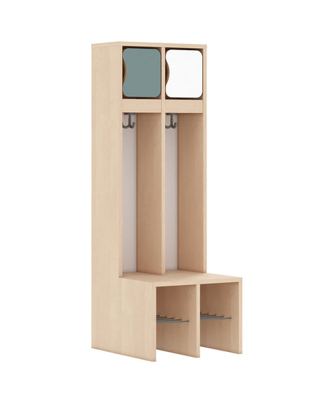 Standgarderobe Slim Line Base - Türen oben
