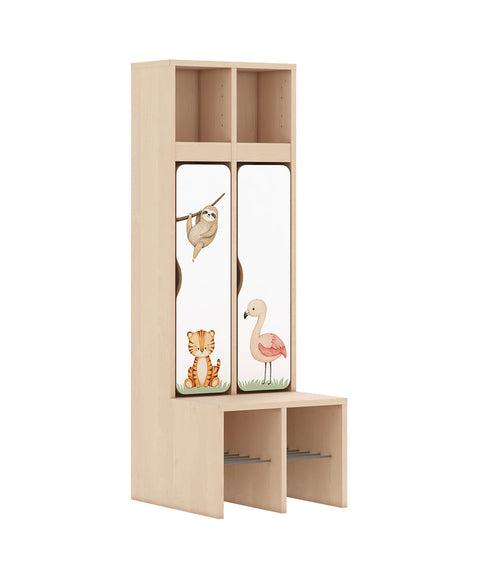 Standgarderobe Slim Line Base - Türen unten