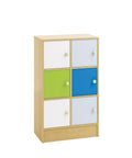 Fächerschrank 2 - Möbelserie Pastell - 2