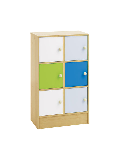 Fächerschrank 2 - Möbelserie Pastell - 2