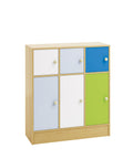 Fächerschrank 3 - Möbelserie Pastell - 2