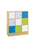 Fächerschrank 6 - Möbelserie Pastell - 2