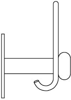 einfarbige-hakenleiste-haken-nach-hinten - 3