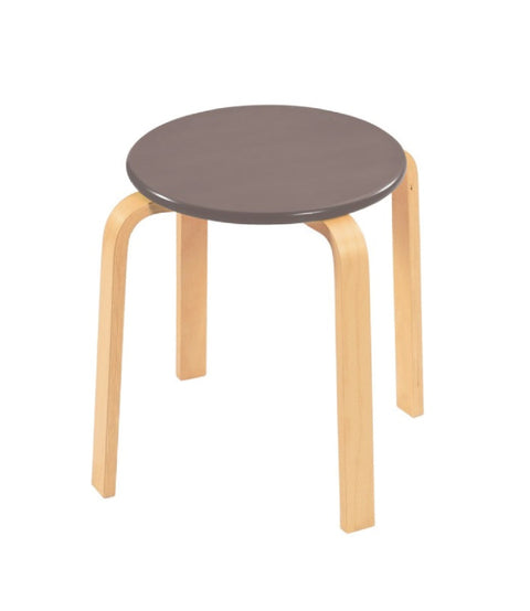 Hocker mit farbiger Sitzfläche - 7