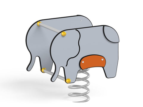 Federwippe Elefant mit Bodenanker - 2