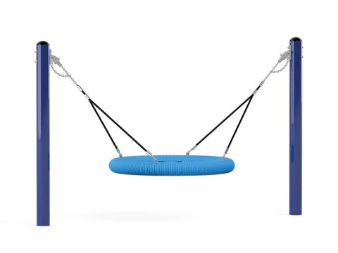 2-Pfostenschaukel mit Storchennetz - 5