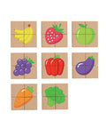 Magnetische Puzzleteile – Früchte & Gemüse - 2