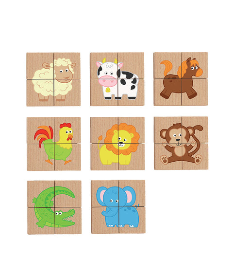 Magnetische Puzzleteile – Tiere - 2