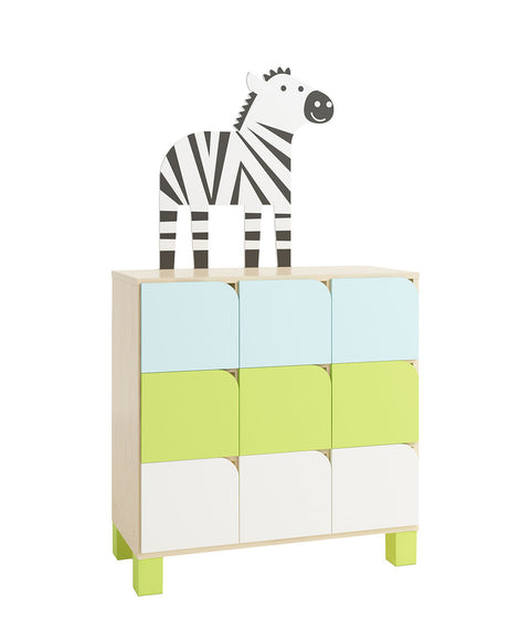 Regalschrank Zebra - Möbelserie Jungel - 2