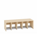 Sitzbank für 3-5 Abteile - Garderobe mit dreifacher Ablage - 4