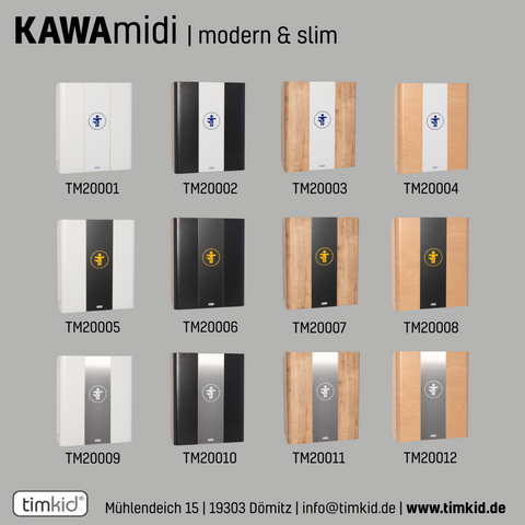 Wandwickeltisch KAWAmidi (weiß)
