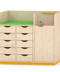 Wickelkommode Fred 10 Schübe mit Treppen links oder rechts - 3