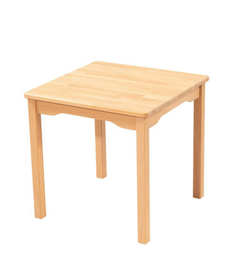 Quadrattisch 60x 60 cm - Buche Massiv - 2